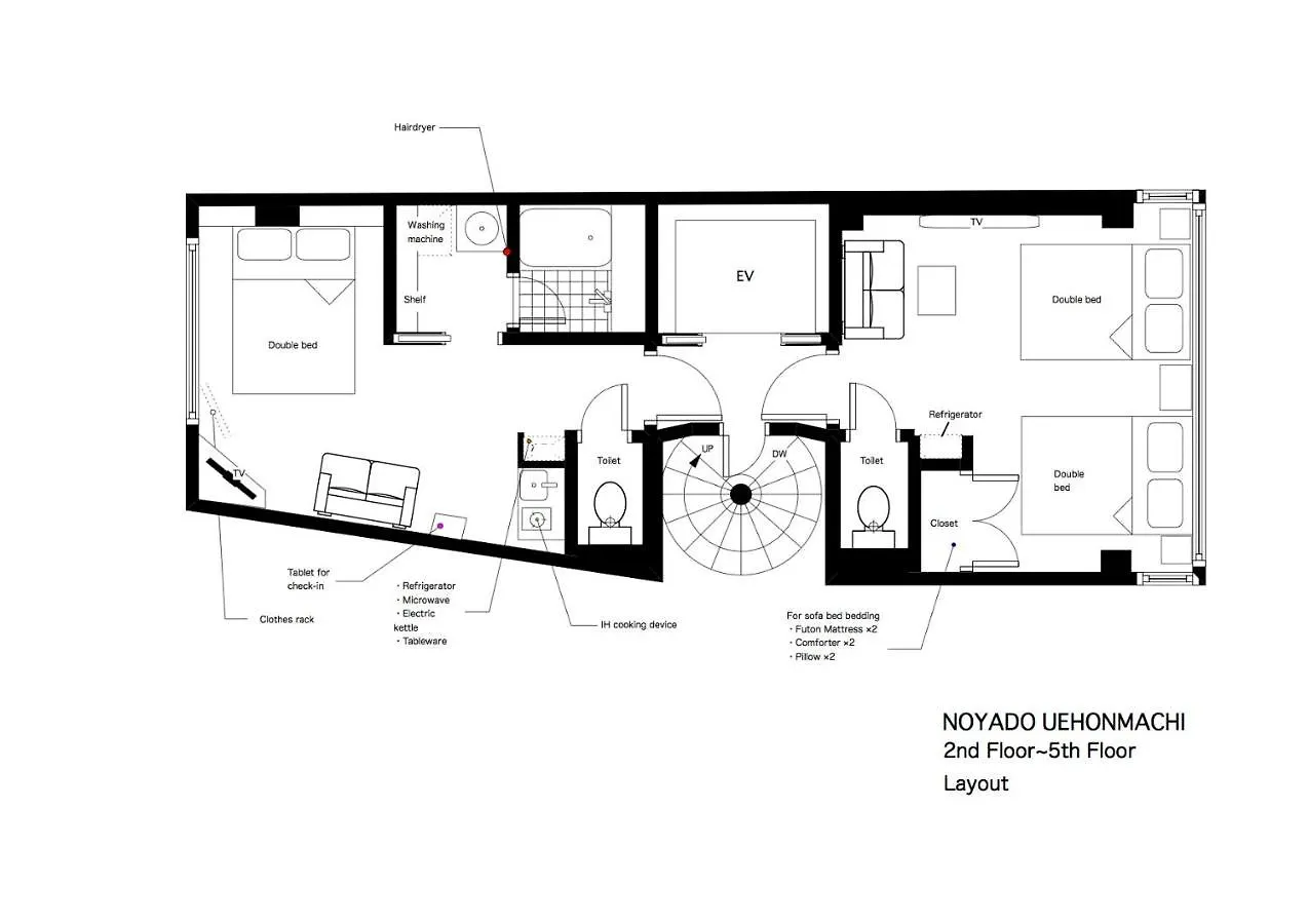 Noyado Uehonmachi Apartman Oszaka